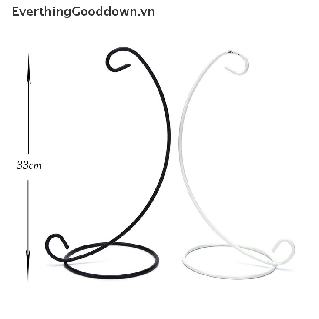 Everthingooddown Giá Đỡ Chậu Hoa Thủy Tinh Trong Suốt Bằng Sắt Kích Thước 1X 23cm 9 &quot;