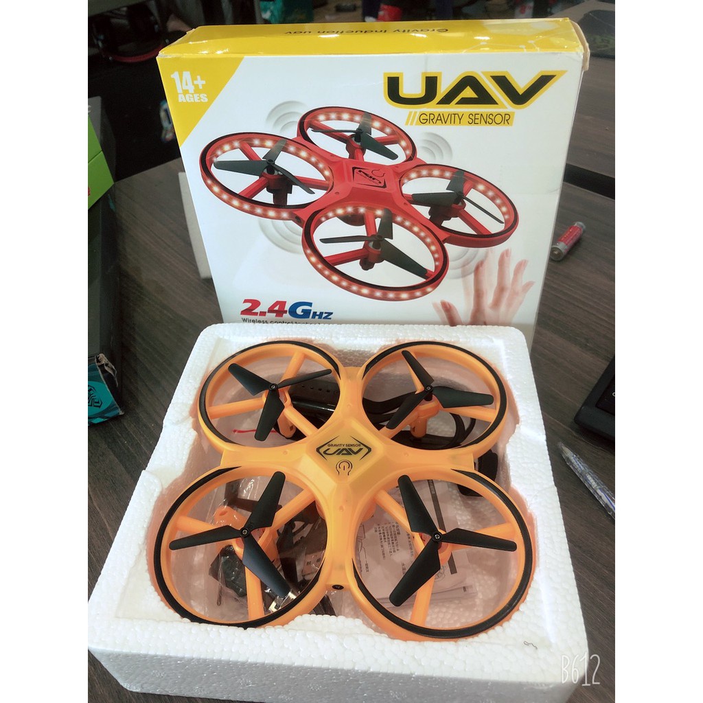 Máy Bay Điều Khiển Từ Xa UAV/ Drone Y01 Z04 -DRONE RH807 Dùng Cảm Biến + Cử Chỉ Tay UFO