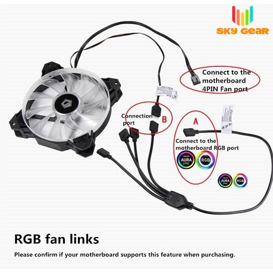 Dây chia RGB 12v 4pin và dây chia ARGB 5v 3pin - Mở rộng chân cắm led RGB