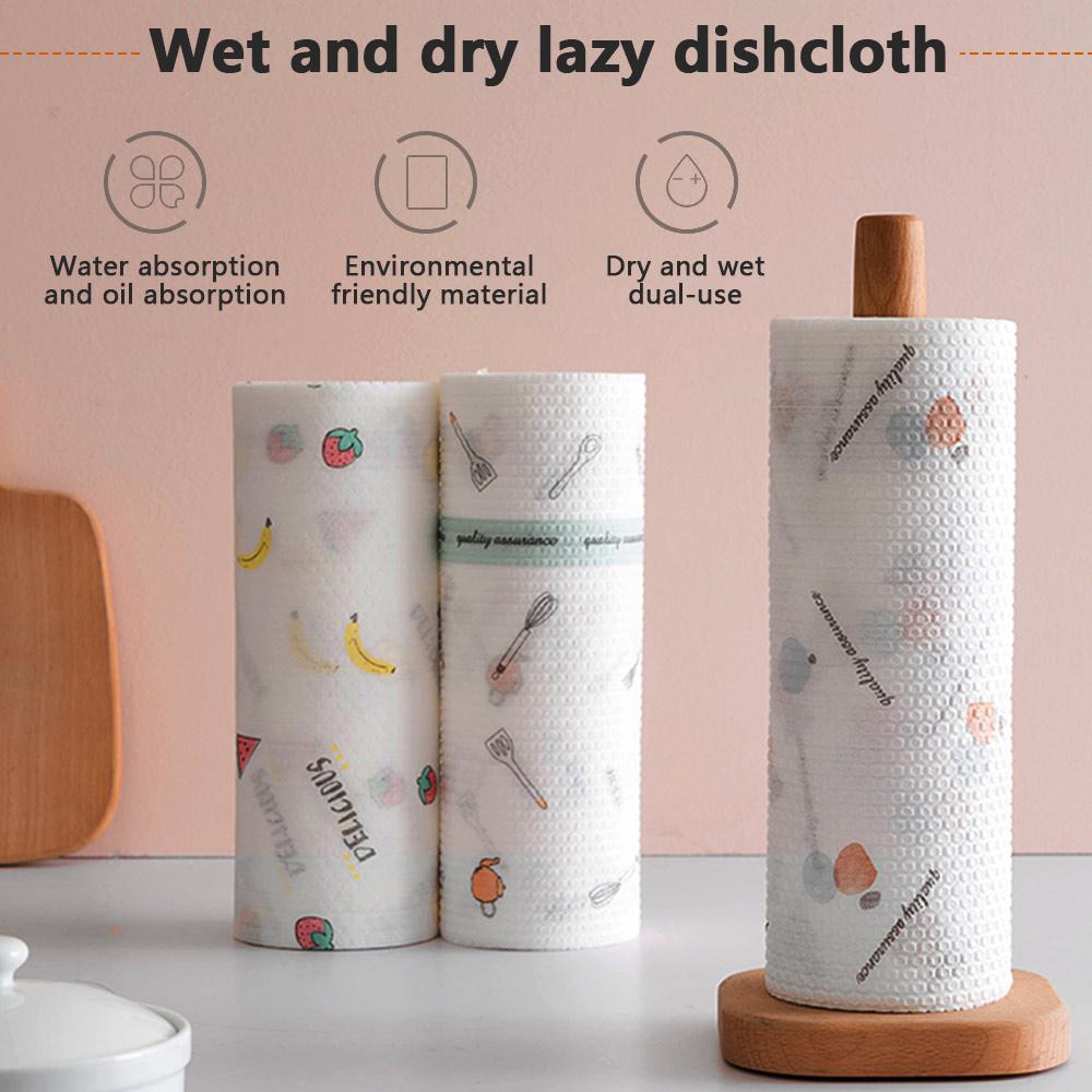 Cuộn Giấy Lau/ Móc Treo Đa Năng Có Thể Tái Sử Dụng Tiện Dụng