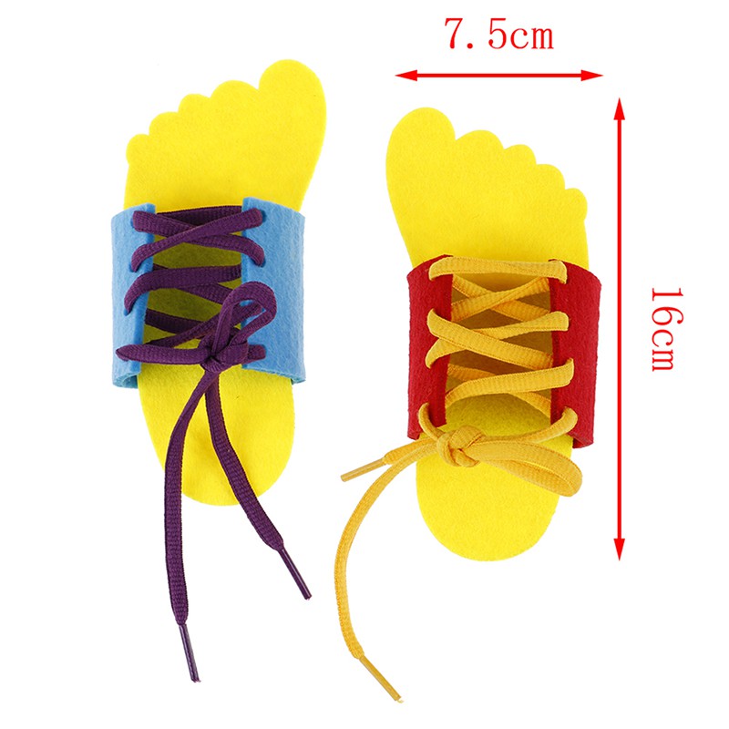 Bộ 2 đồ chơi hướng dẫn buộc dây giày dành cho trẻ em