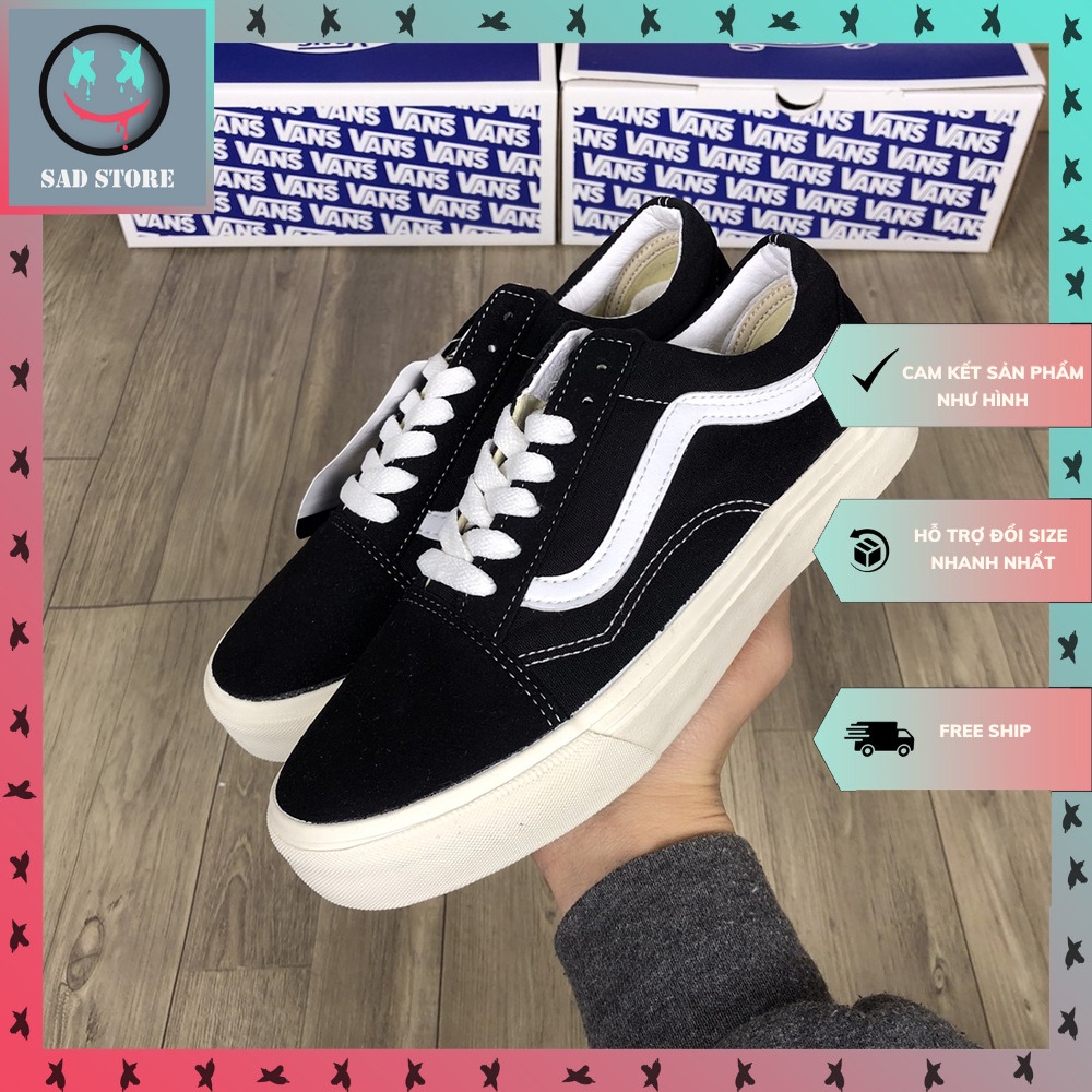 Giày Vans Nam Nữ, Giày Vans Đen Classic Vault Thể Thao Full Box Free Ship Toàn Quốc
