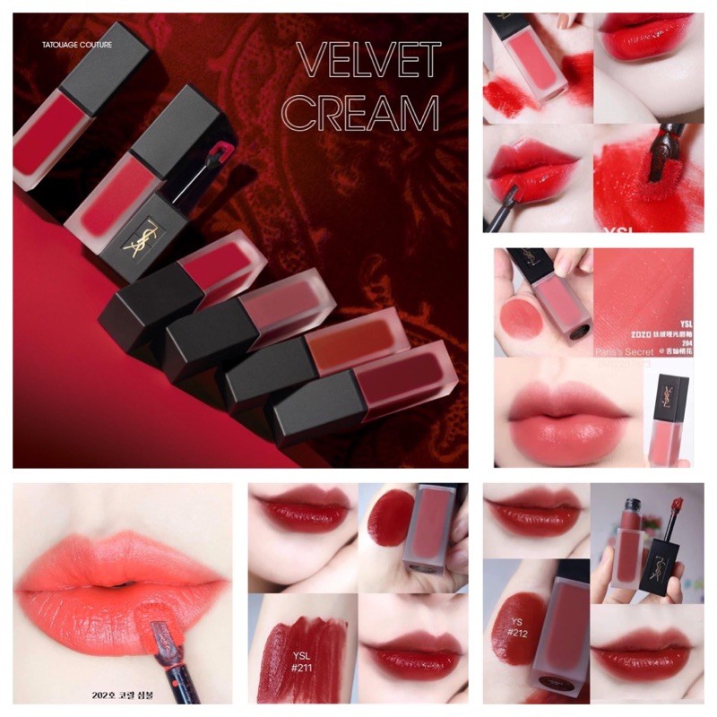 YSL - Son Kem Lì YSL Tatouage Couture Velvet Cream 6ml