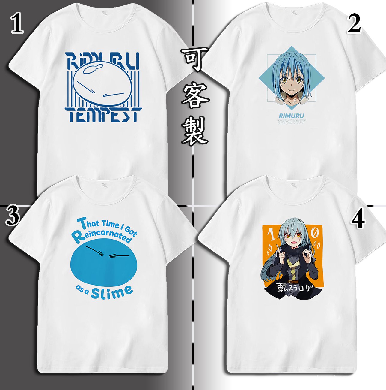 That Time I Got Reincarnated as a Slime T shirt  Cartoon Tee Family  T-shirt Mommy/daddy and Kids Printed Graphic Short Sleeves T-Shirt Children Boys Girls