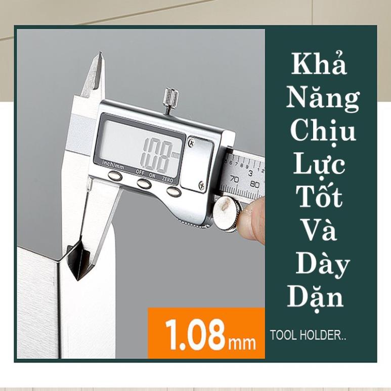 Kệ để dao giá treo dao thớt treo đồ nhà bếp cài dao dán tường RENSI Đồ dùng nhà bếp đa năng bằng Inox không rỉ sét