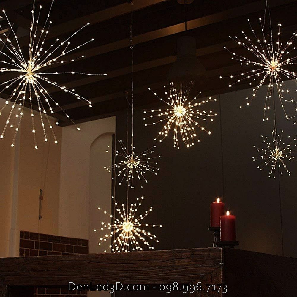 Đèn Led Hiệu Ứng Pháo Hoa 5 Chùm, 3 Mét 500 Led