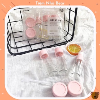 Bộ Chiết Mỹ Phẩm Đi Du Lịch Công Tác Màu Trơn Không Hình