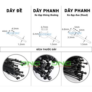 Ruột dây đề xe đạp TRLREQ không rỉ bạc