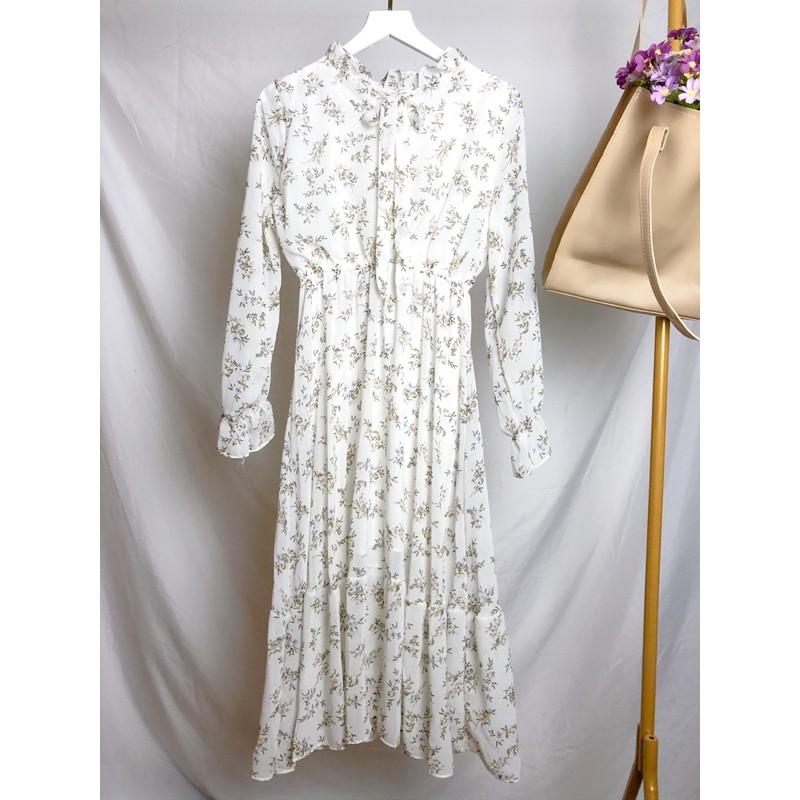 Váy hoa nhí voan cao cấp