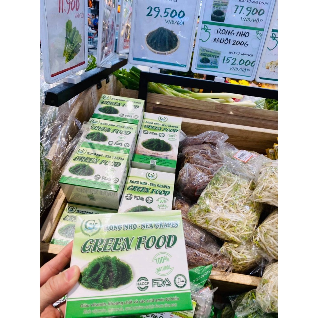 Rong nho tách nước Green Food