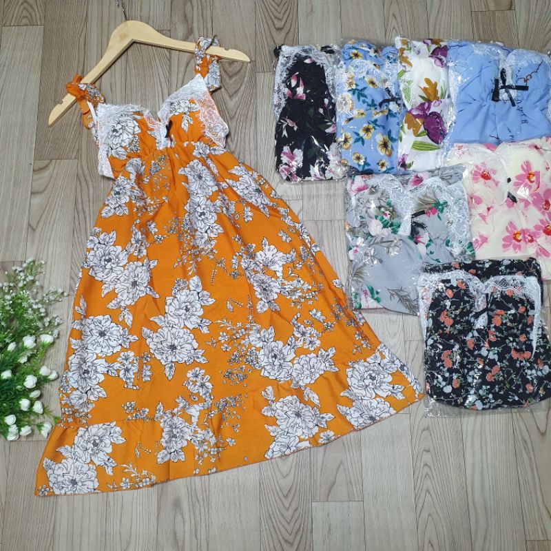 Đầm ngủ vải voan, phom dưới 60kg | BigBuy360 - bigbuy360.vn