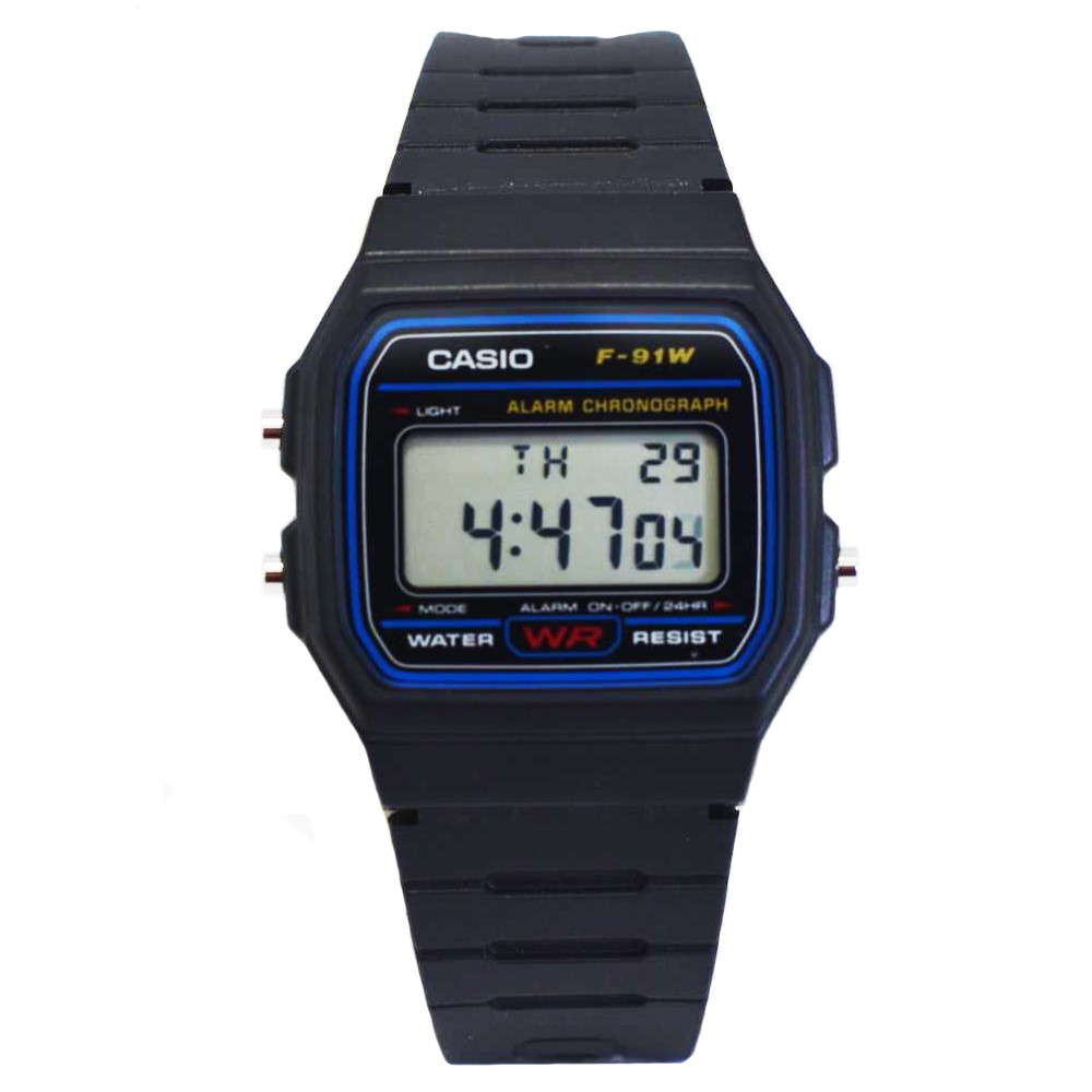 Đồng Hồ Nam Casio F91W-1 - Hàng Nhập Khẩu