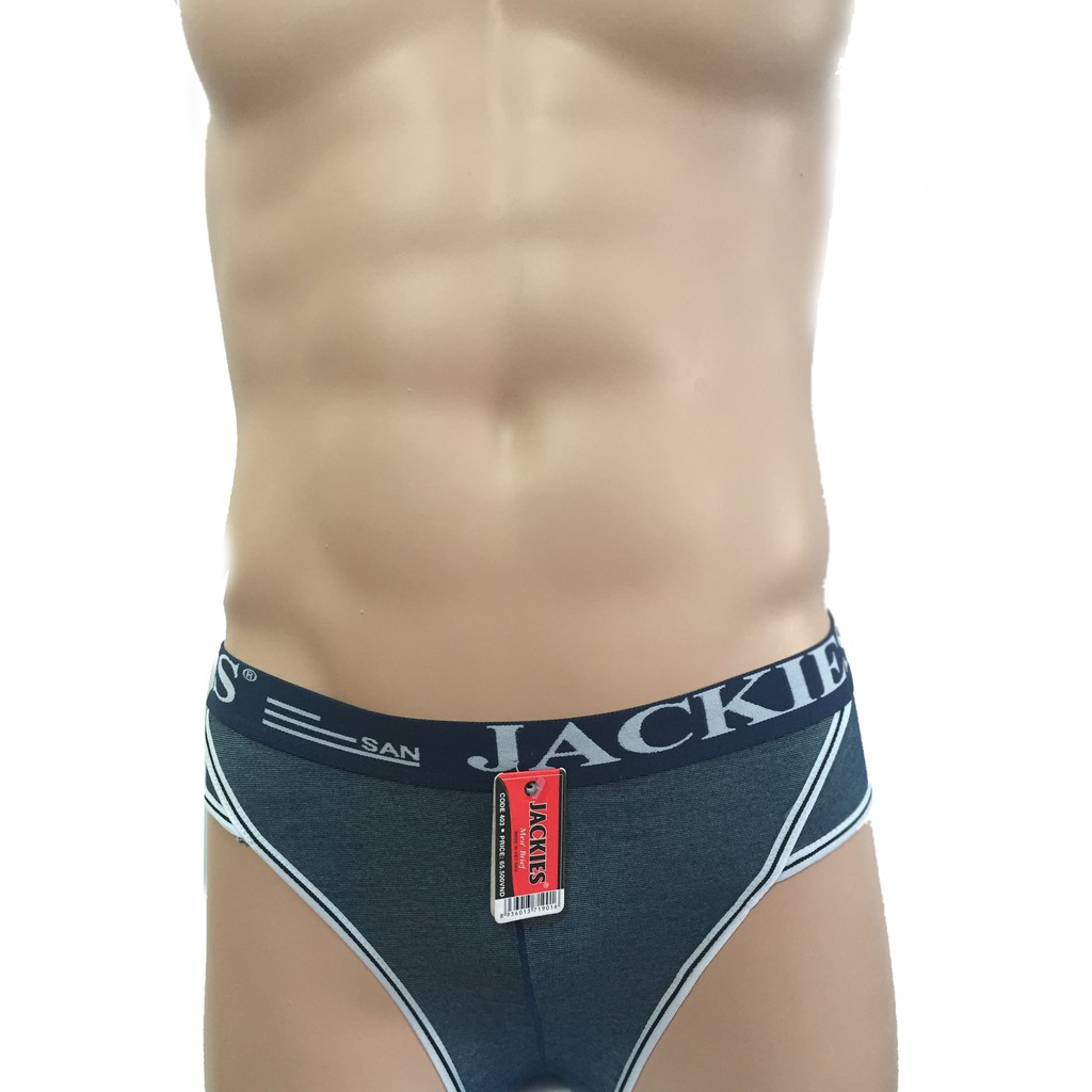 5 quần lót Nam dòng màu xám trắng & xám đen thương hiệu JACKIES