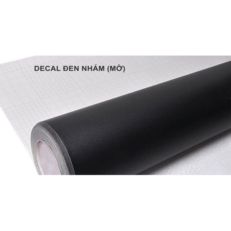 Decal Đen Nhám / Decal Đen Bóng Có Sẵn Keo Dán Cao Cấp