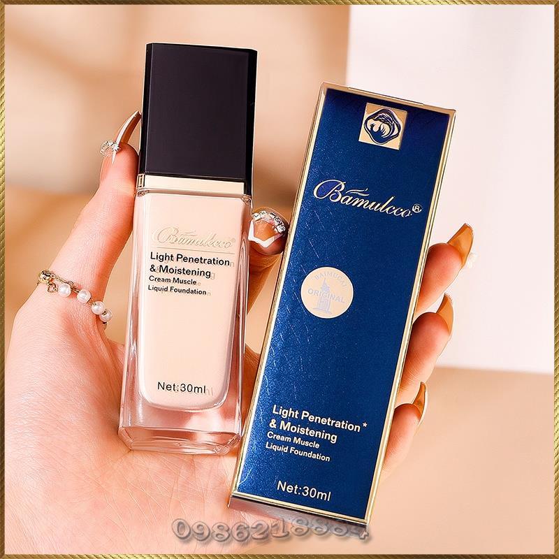 Kem nền che khuyết Bamulcco Liquid Foundation kiểm soát dầu chống thấm lâu trôi B0900