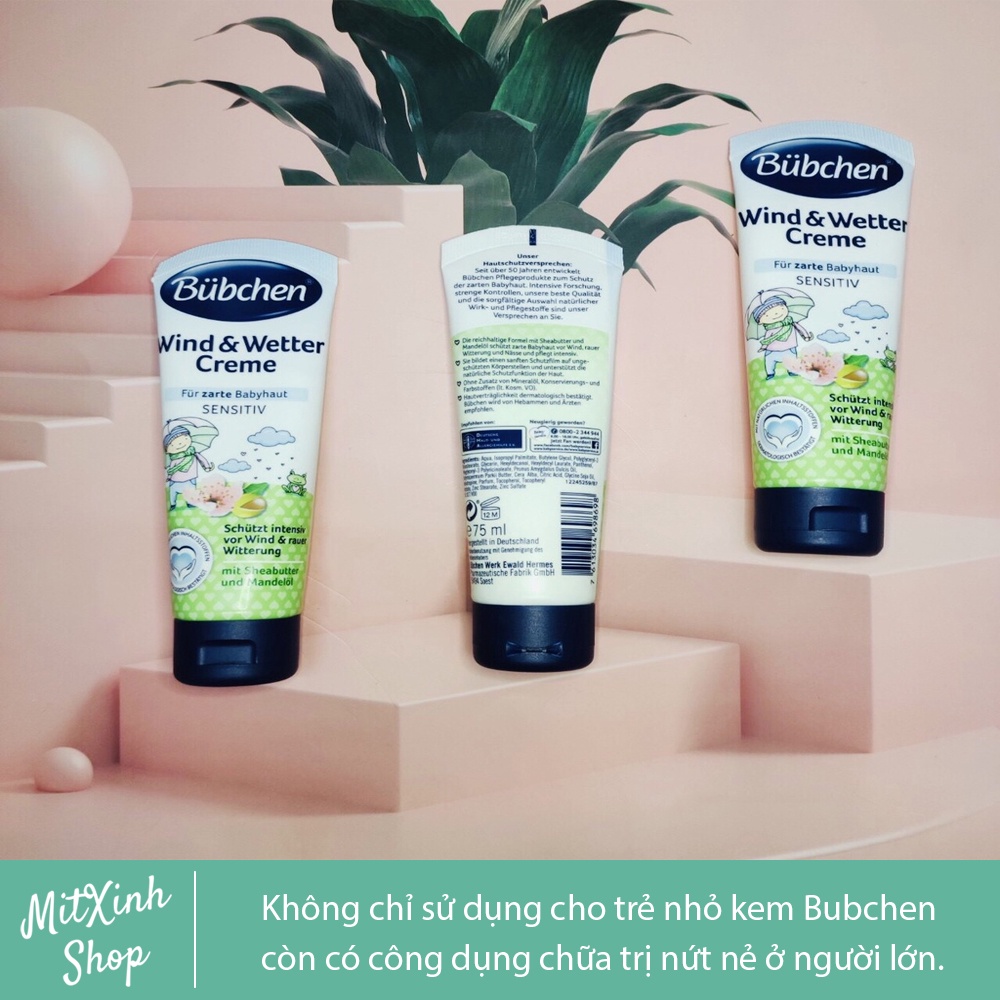 Kem dưỡng da toàn thân Bübchen Wind &amp; Wetter creme 75ml - Hàng Đức Chính Hãng