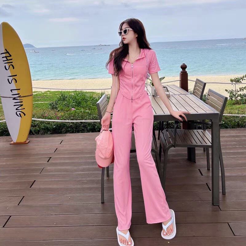 Set Bộ Thể Thao Thun Gân Mã T96