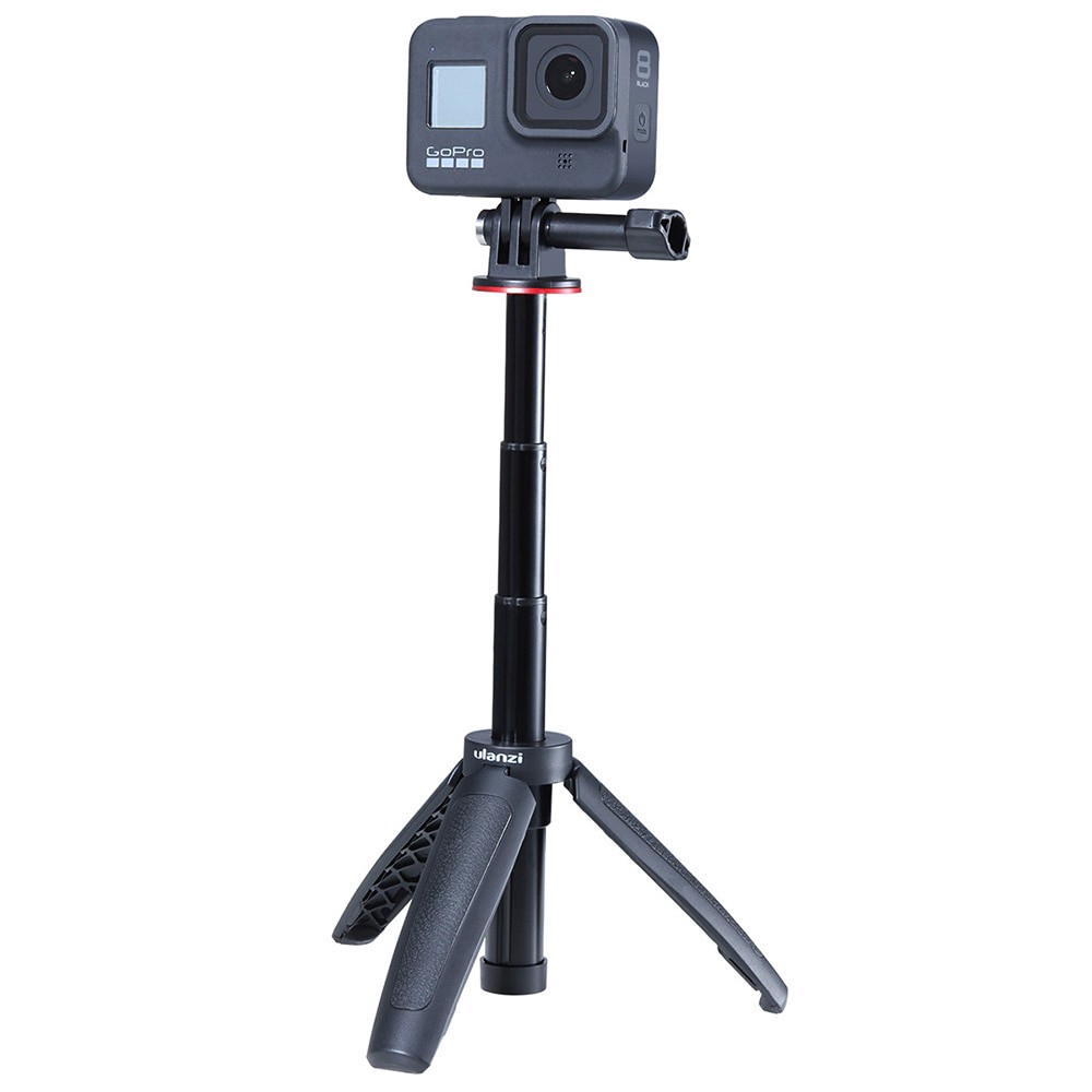 Ulanzi MT-09 Mở rộng GoPro Vlog Tripod Mini Portable Tripod cho GOPRO Anh hùng 8 7 6 5 Đen phiên Osmo Hành động Camera -