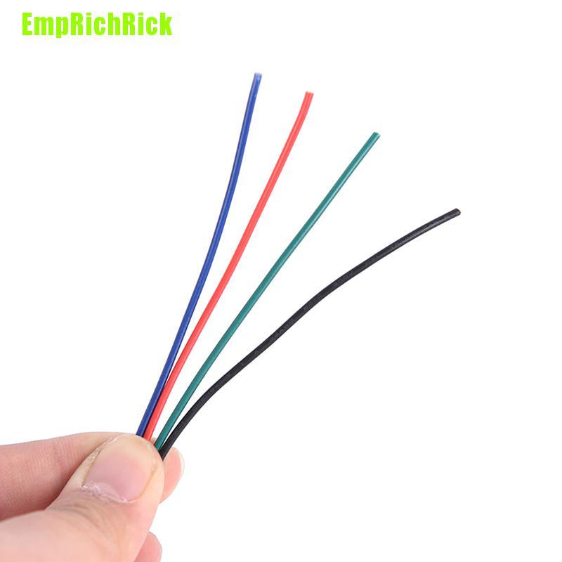 Dây Cáp Mở Rộng 5m / 10m 4-pin Rgb Cho Đèn Led 3528 / 5050 Rgb