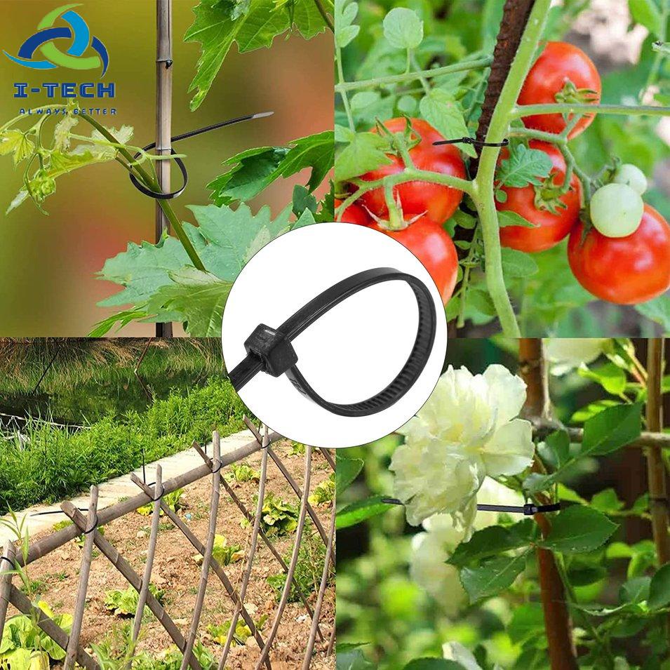 ⚡Khuyến mại⚡Self-Locking Nylon Cable Ties Cable Management Wire Storage Tying Wire Harness Cable Wire Zip Ties 100 Pieces