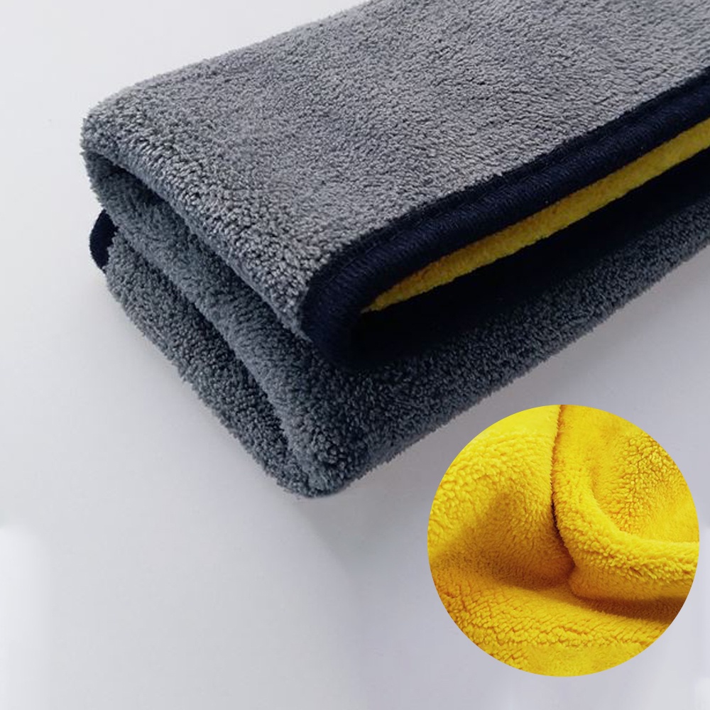 Khăn lau ô tô chuyên dụng đa năng Tâm Luân microfiber, siêu thấm, khổ to