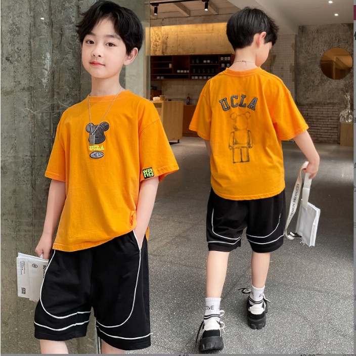 Quần áo bé trai từ 15-45kg , đồ bộ bé trai 4-14 tuổi ULCA cực kì nam tính , bộ cộc tay bé trai thoáng mát,hàng may kĩ