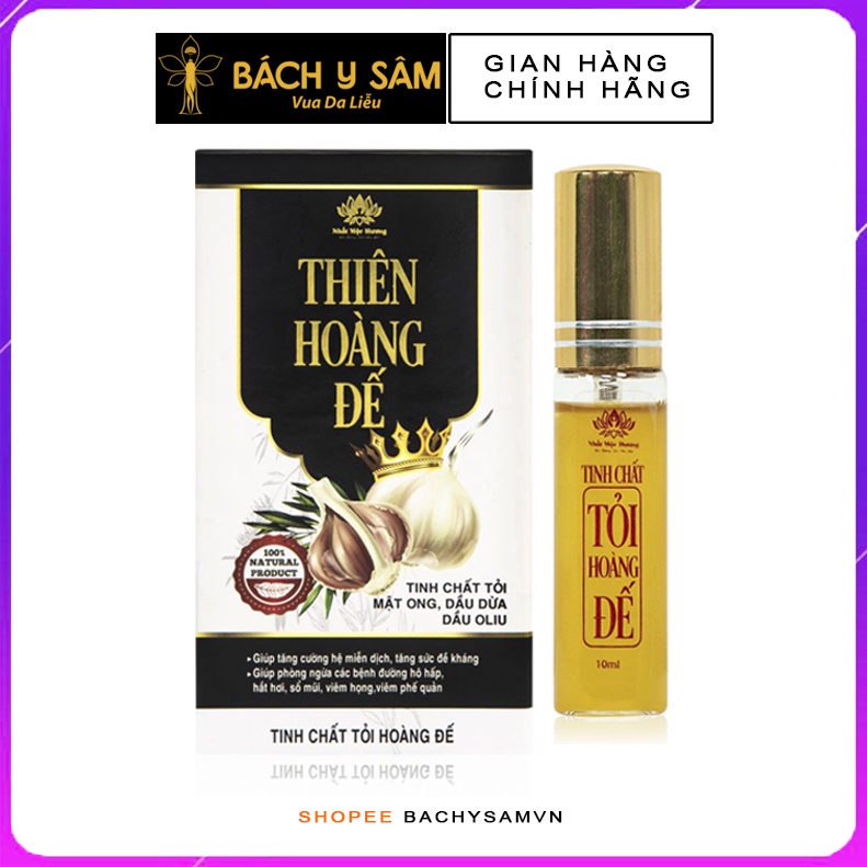 Tinh Chất Tỏi Hoàng Đế Và Tinh Dầu Thiên Hoàng Đế - Nhất Mộc Hương Bách Y Sâm