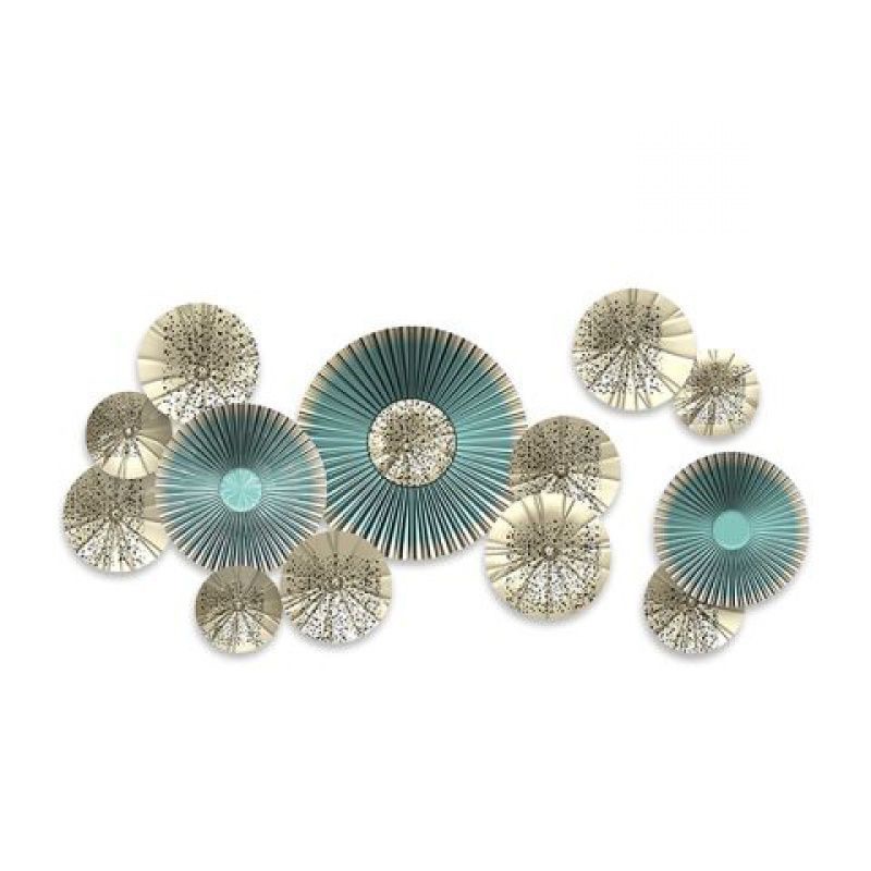 Decal dán tường mẫu vòng tròn 3d