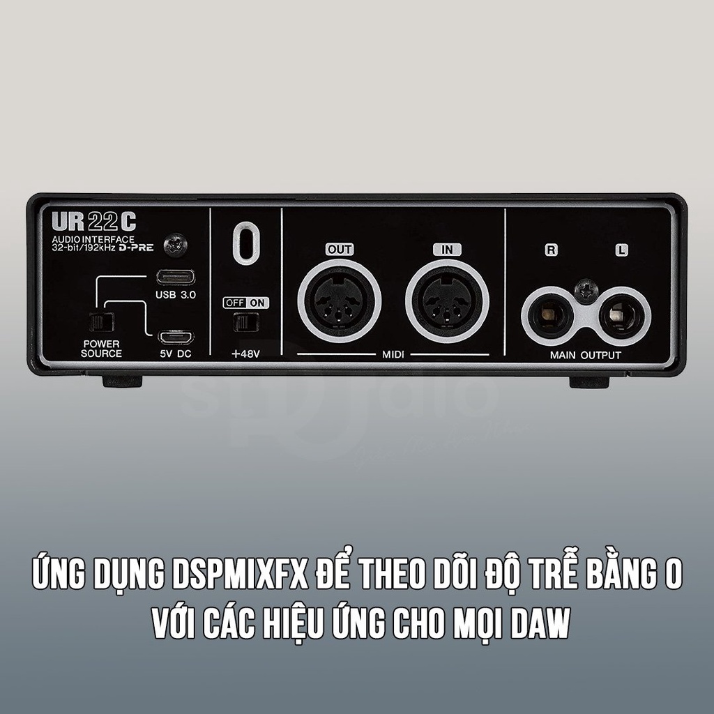 Sound card Steinberg UR22C - Sound card thu âm
