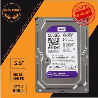 Ổ cứng HDD PC 3,5" 500GB cho camera