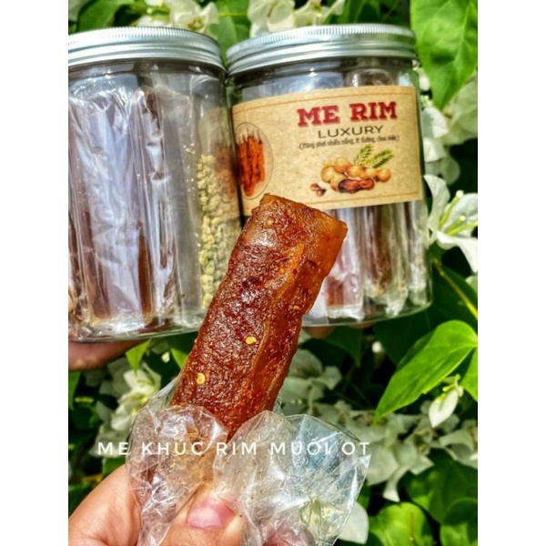Me Rim Muối Ớt Tây Ninh - hộp 500gr vị chua ngọt/ mứt me rim
