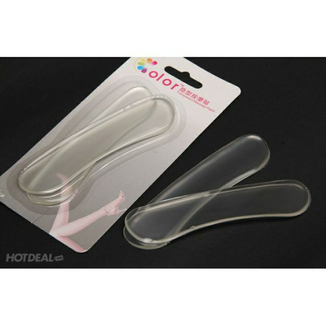 Miếng dán lót giày silicon giúp giảm size giày (dán 1 đôi giày)