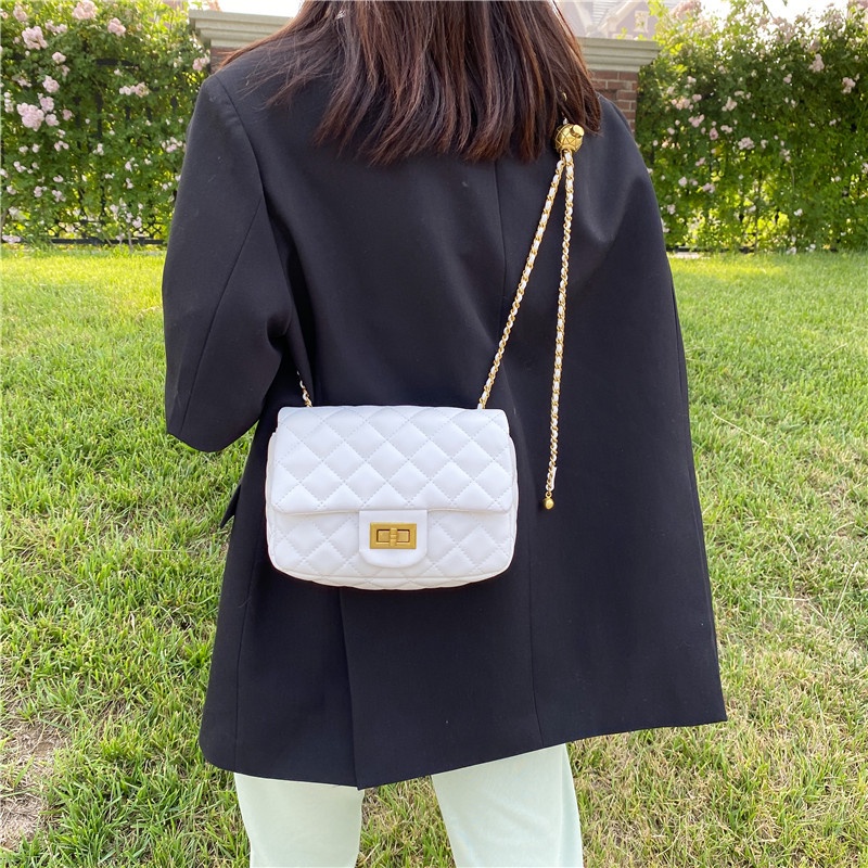 Túi Đeo Vai/Đeo Vai Họa Tiết Hình Thoi Thời Trang Cho Nữ