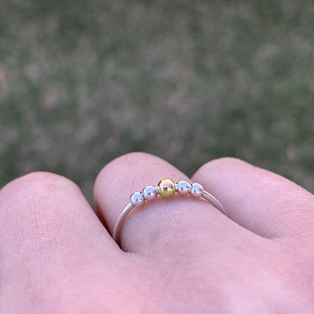 MIH Nhẫn Đính Hạt Cườm Chống Căng Thẳng Điều Chỉnh Được Tiện Dụng