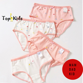 Set 4-Quần chip bé gái - thương hiệu MAM DAD KIDS - cotton, Topkid, quần lót bé gái