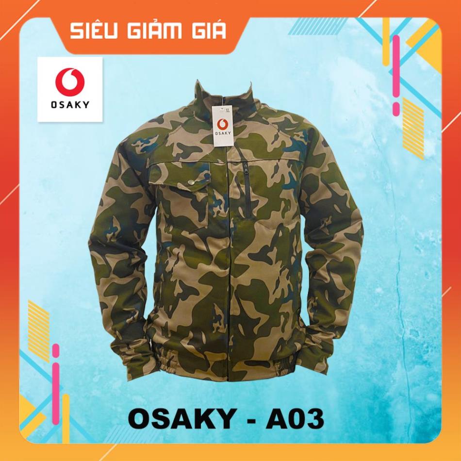 (Áo Rời) Áo Điều Hòa OSAKY Nhật Bản Có Quạt Làm Mát, Áo Khoác Đi Nắng Nam Nữ Chống Nóng Chính Hãng !