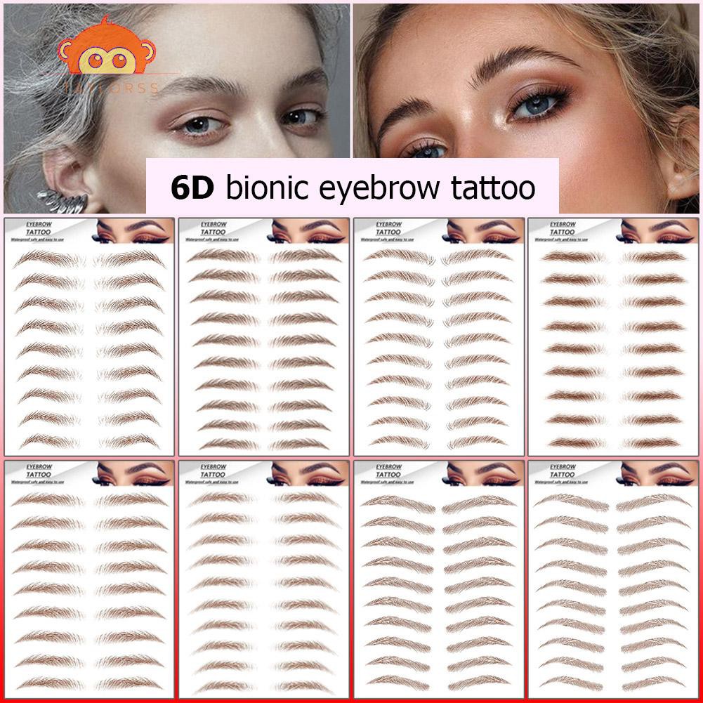 [Hàng mới về] Miếng dán trang điểm lông mày 6D tiện dụng | BigBuy360 - bigbuy360.vn