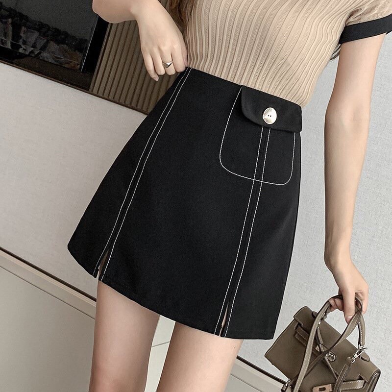 [sp moi]Chân váy ngắn chư~A nữ chỉ nổi xẻ cách điệu