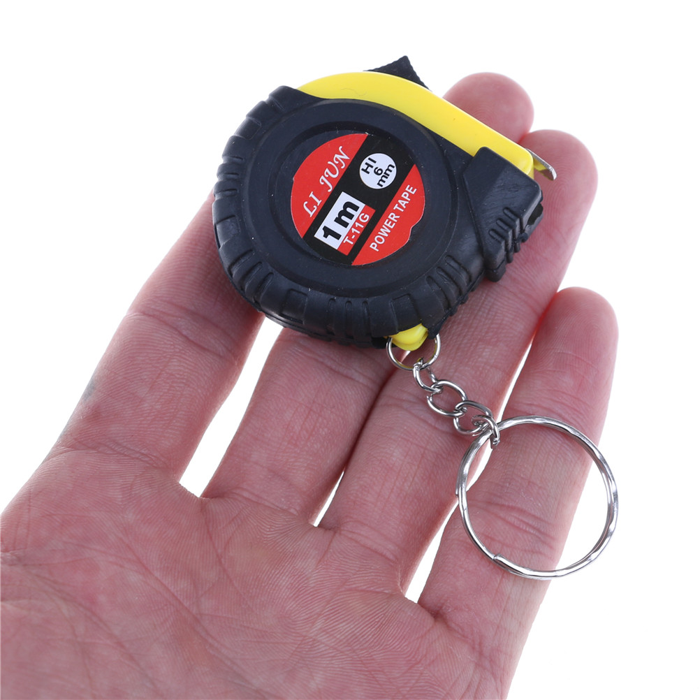 Thước Dây Mini Có Móc Khóa Dài 1m