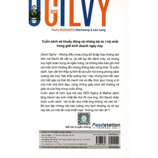 Sách - David Ogilvy - Những điều chưa công bố - AlphaBooks