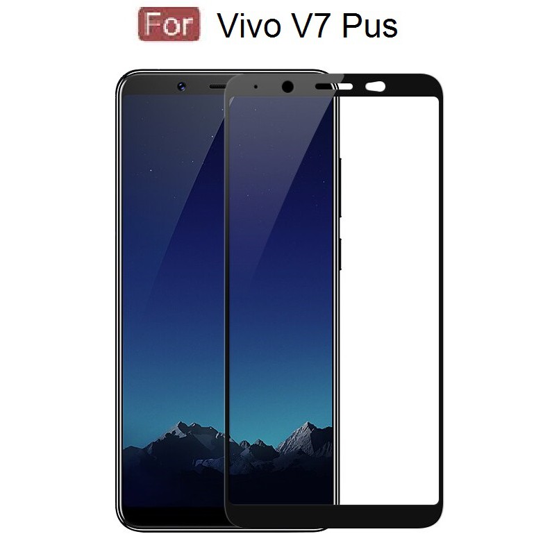 Kính Cường Lực 5d / 9d / 11d / 29d Chống Trầy Xước Bảo Vệ Màn Hình Cho Vivo V7 Plus