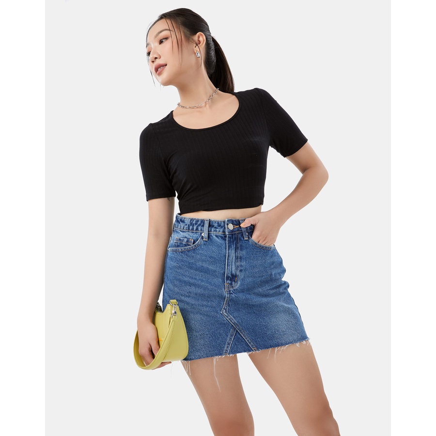 Váy nữ thời trang JUNO Mini Denim Skirt JNVLU011