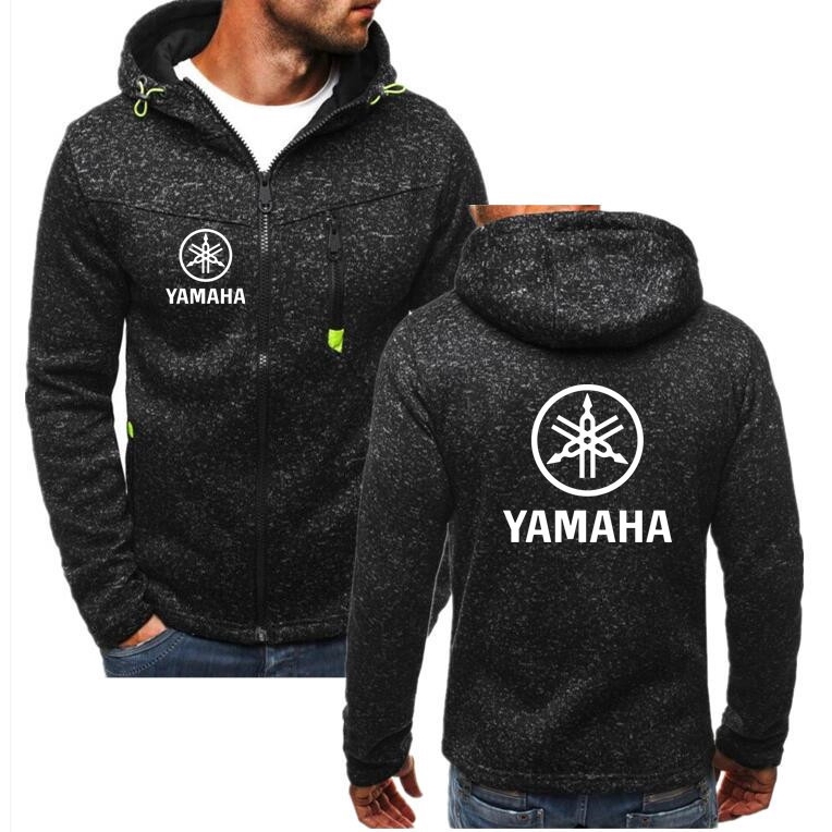 Áo khoác hoodie khóa kéo zipper dài tay thời trang nam 2019 YAMAHA