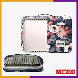 (ẢNH THẬT - 🍀FREESHIP🍀) Túi Xách Laptop, Macbook 13/14/15/15.6inch - Chống Sốc Cao Cấp  - Bảo Vệ 360° - KINMAC Hoa Trà