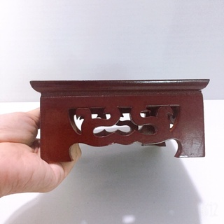 Đôn vuông gỗ thờ cúng chất liệu gỗ