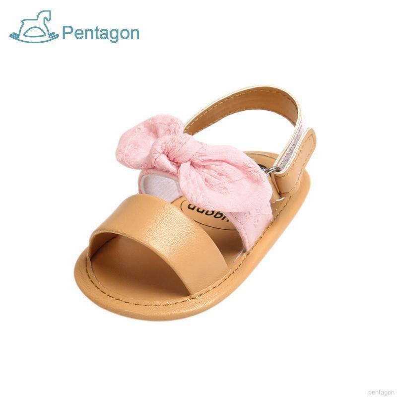 Giày Sandal Tập Đi Đế Mềm Cho Bé Gái