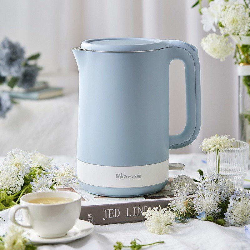 ❇Ấm nước siêu tốc BEAR ZDH-Q15J1 - Bình đun lõi INOX304 cao cấp Dung tích 1.5L Công suất 1500W Bảo hành 6tháng
