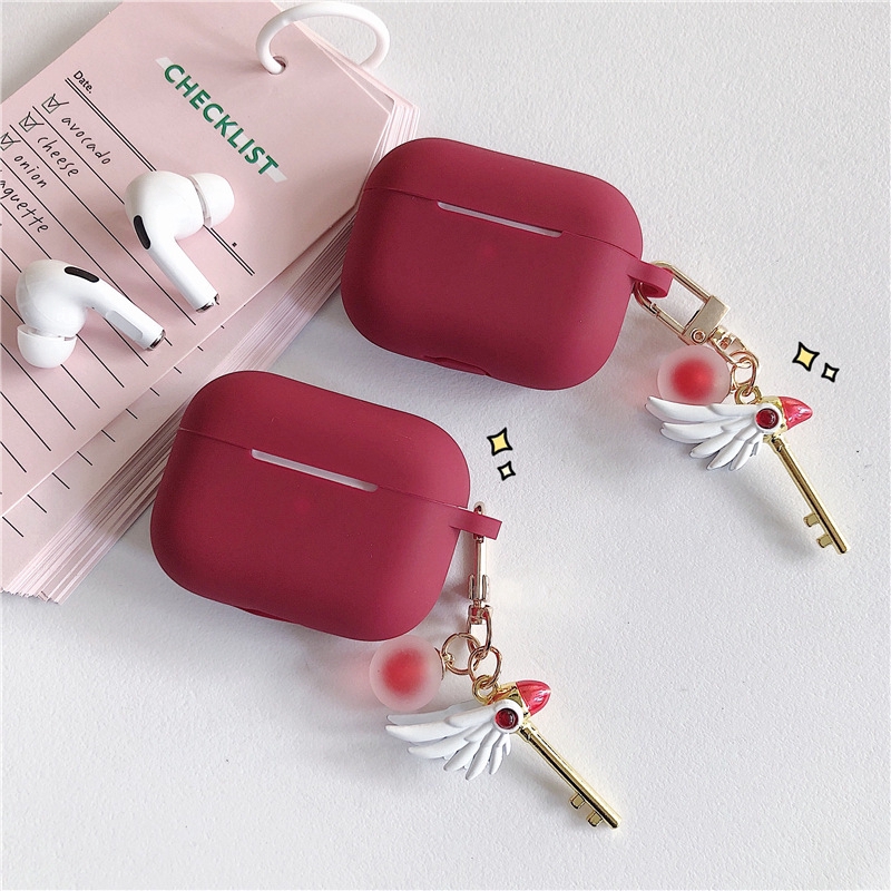AirPods 3 Silicone Case AirPods Pro Case Card Captor Sakura Truncheon For Airpods 1/2 Case
