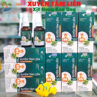 [Hàng Chính Hãng-Mua 2+1] Xuyên Tâm Liên, Xịt Họng Keo Ong, Ngăn Ngừa Vi KHuẩn, VIRUS Giảm Ho