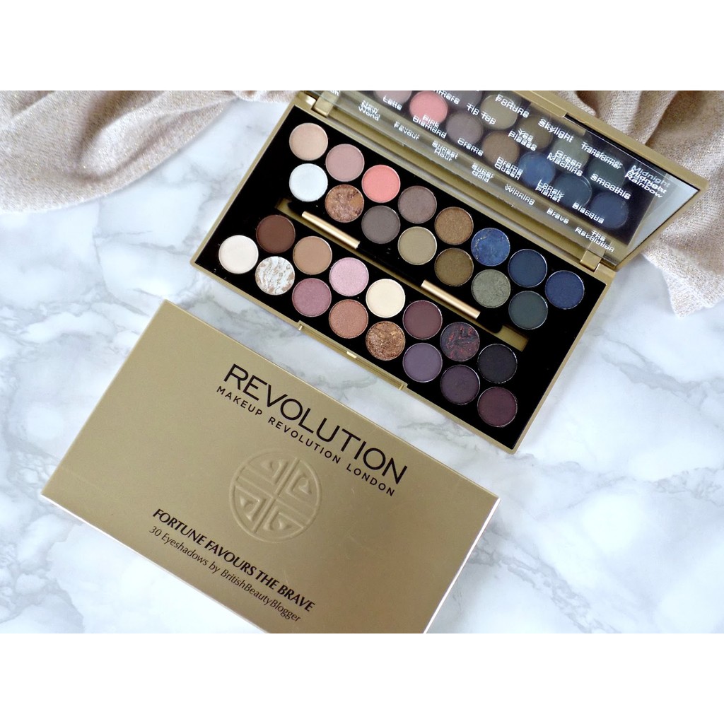 [TOP 1 SHOPEE] Bảng mắt Makeup Revolution Fortune Favours The Brave (Bill Anh)